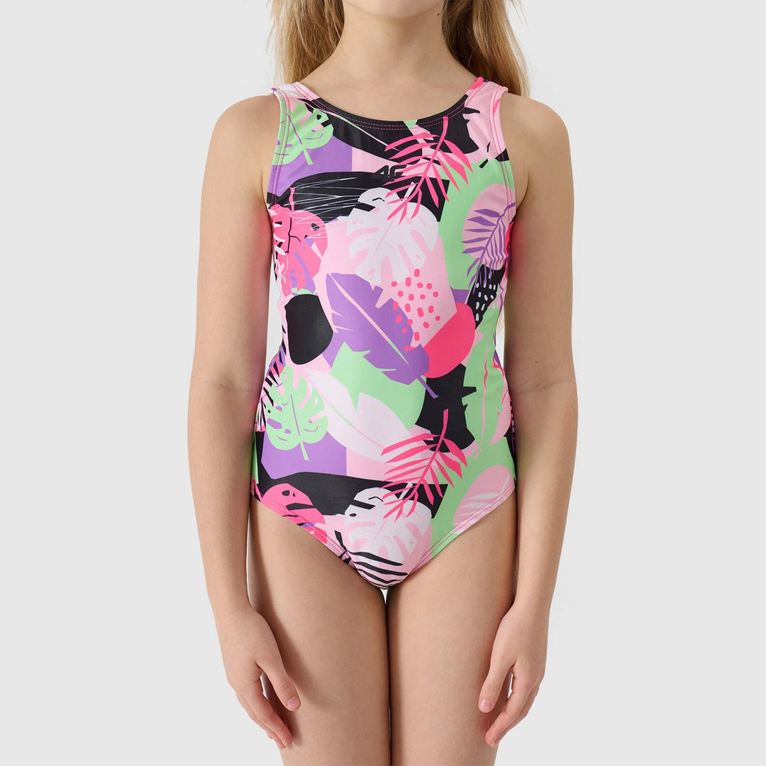 4F laste ujumistrikoo Floral Beach