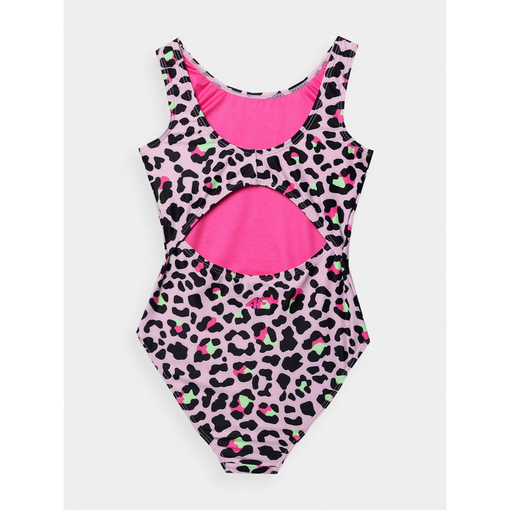 4F laste ujumistrikoo Pink Leopard