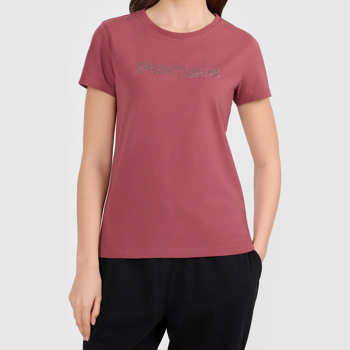 4F särk Rhinestone Sportwear Tee