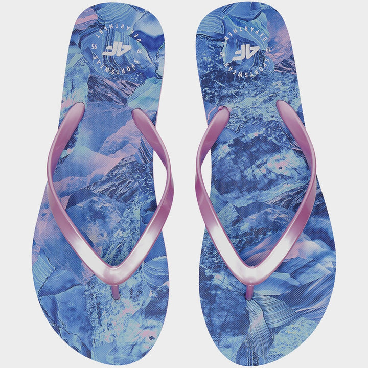 4F sinise mustriga flip-flopid