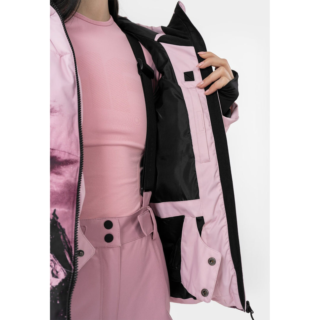 4F talvejope Violet Dolomites Jacket