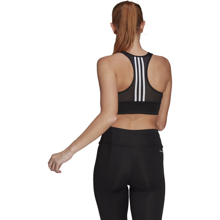 Adidas topp D2M 3-Stripes Sports Bra