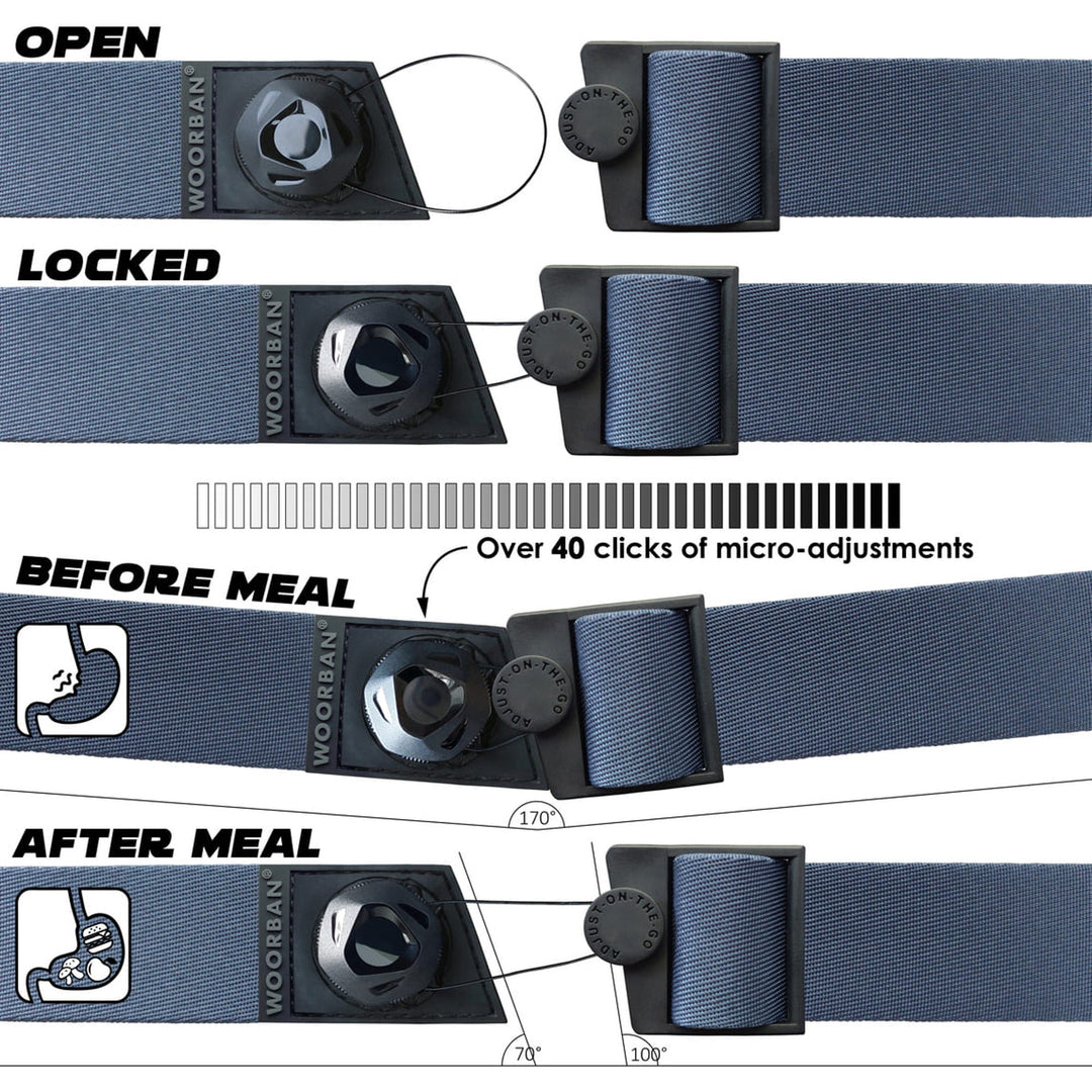 Woorban püksirihm Black Belt