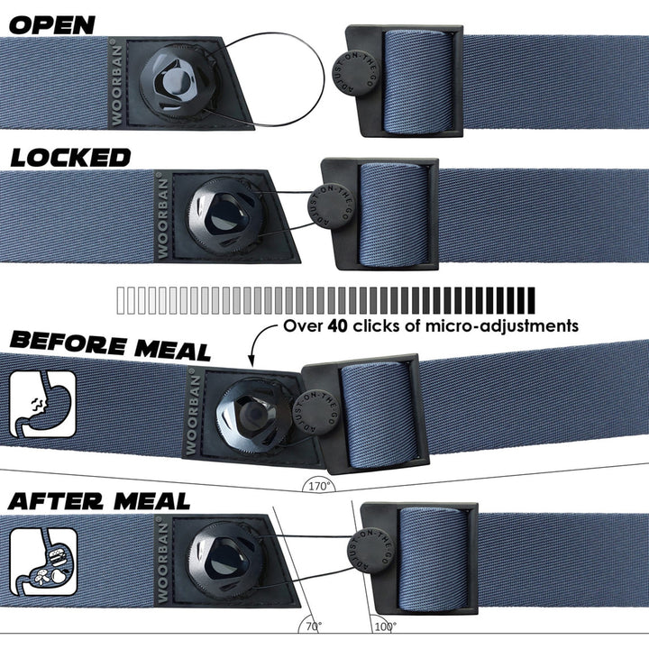 Woorban püksirihm Black Belt