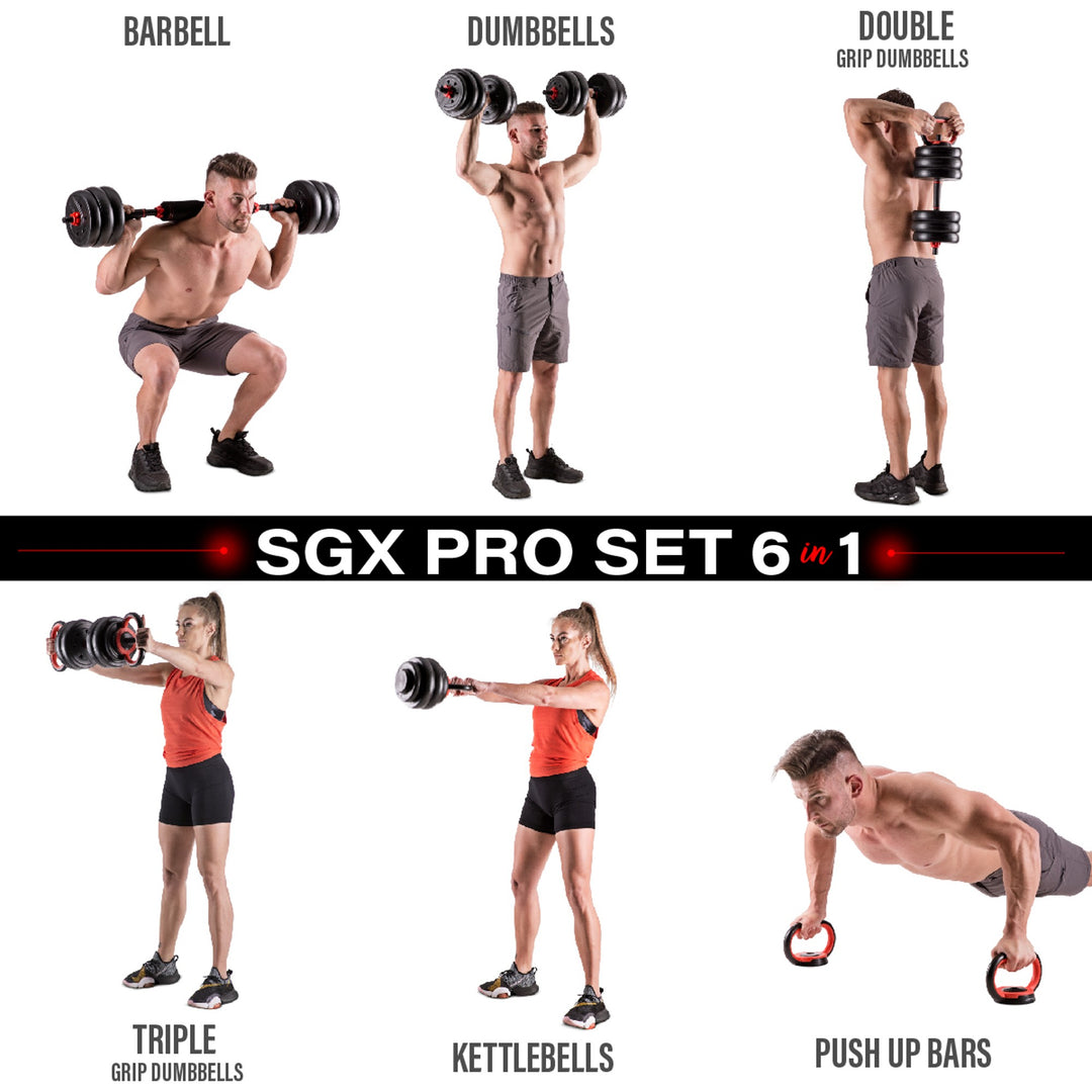 HMS jõusaali treeningkomplekt 30 kg