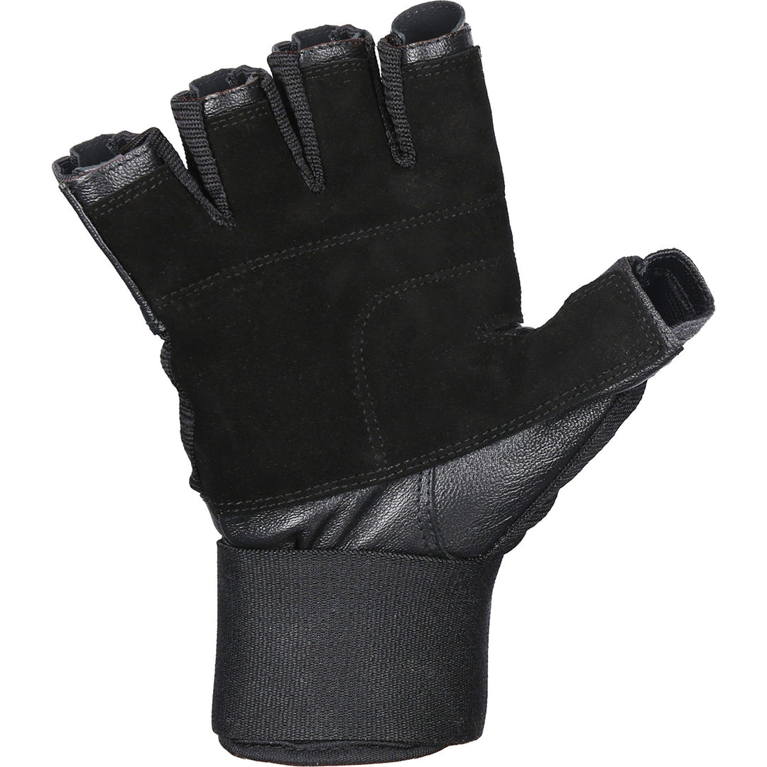 HMS jõusaalikindad Black Leather Glove