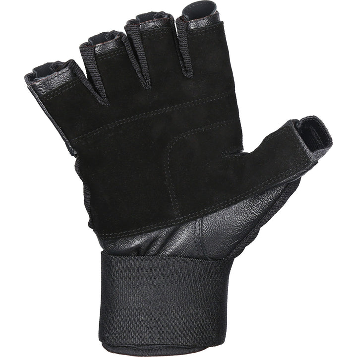 HMS jõusaalikindad Black Leather Glove