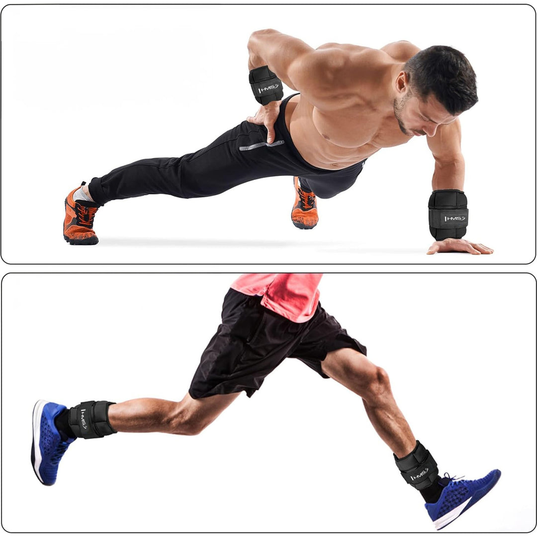 HMS pahkluu- ja käeraskused 2x1 kg