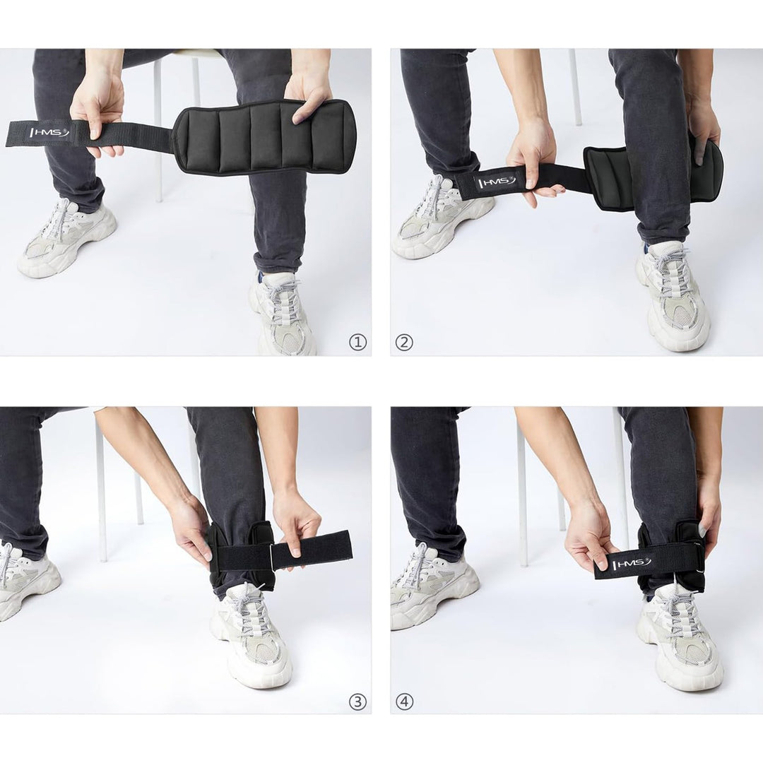 HMS pahkluu- ja käeraskused 2x1 kg