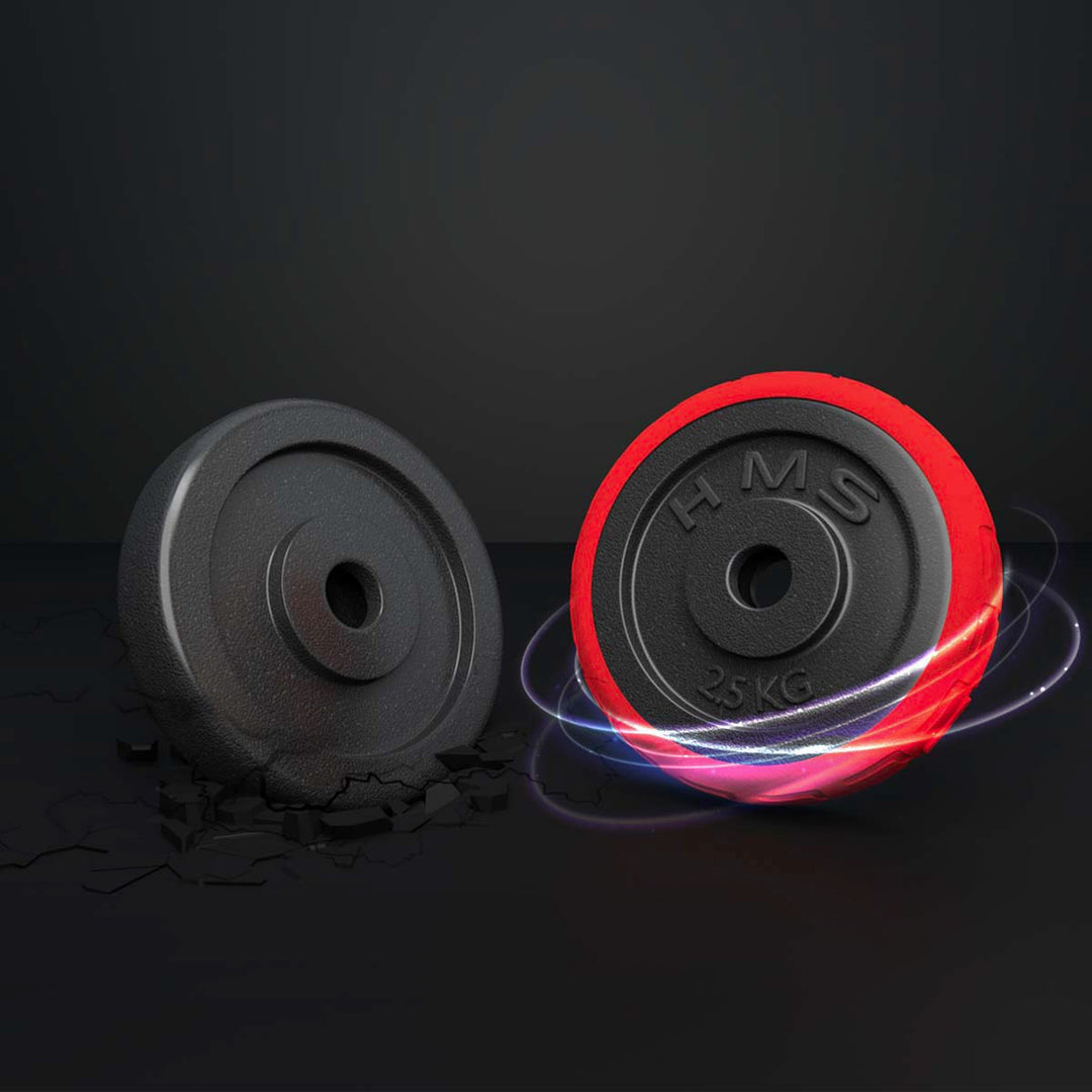 HMS terasest jõusaali treeningkomplekt 20 kg