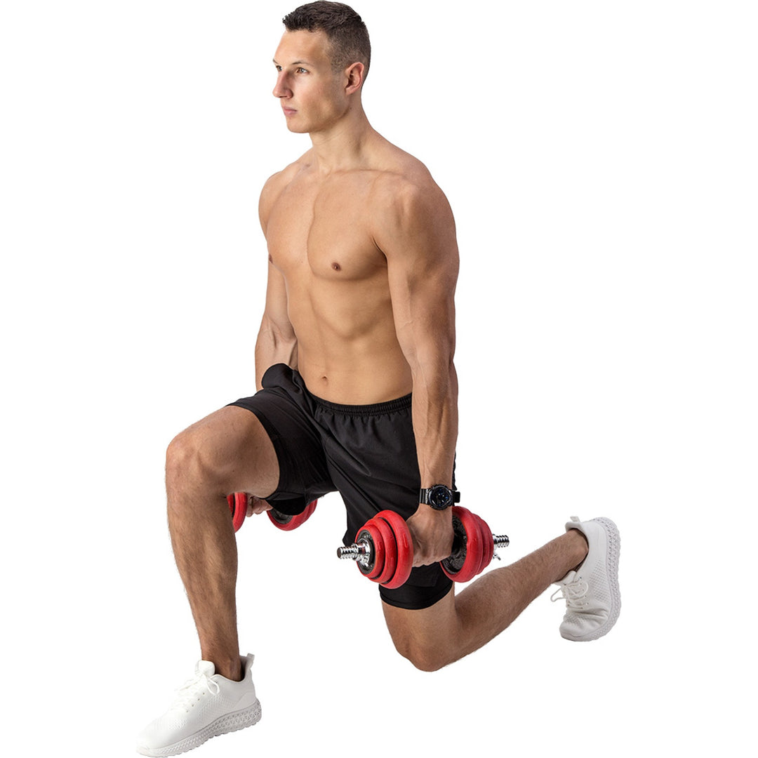 HMS terasest jõusaali treeningkomplekt 20 kg