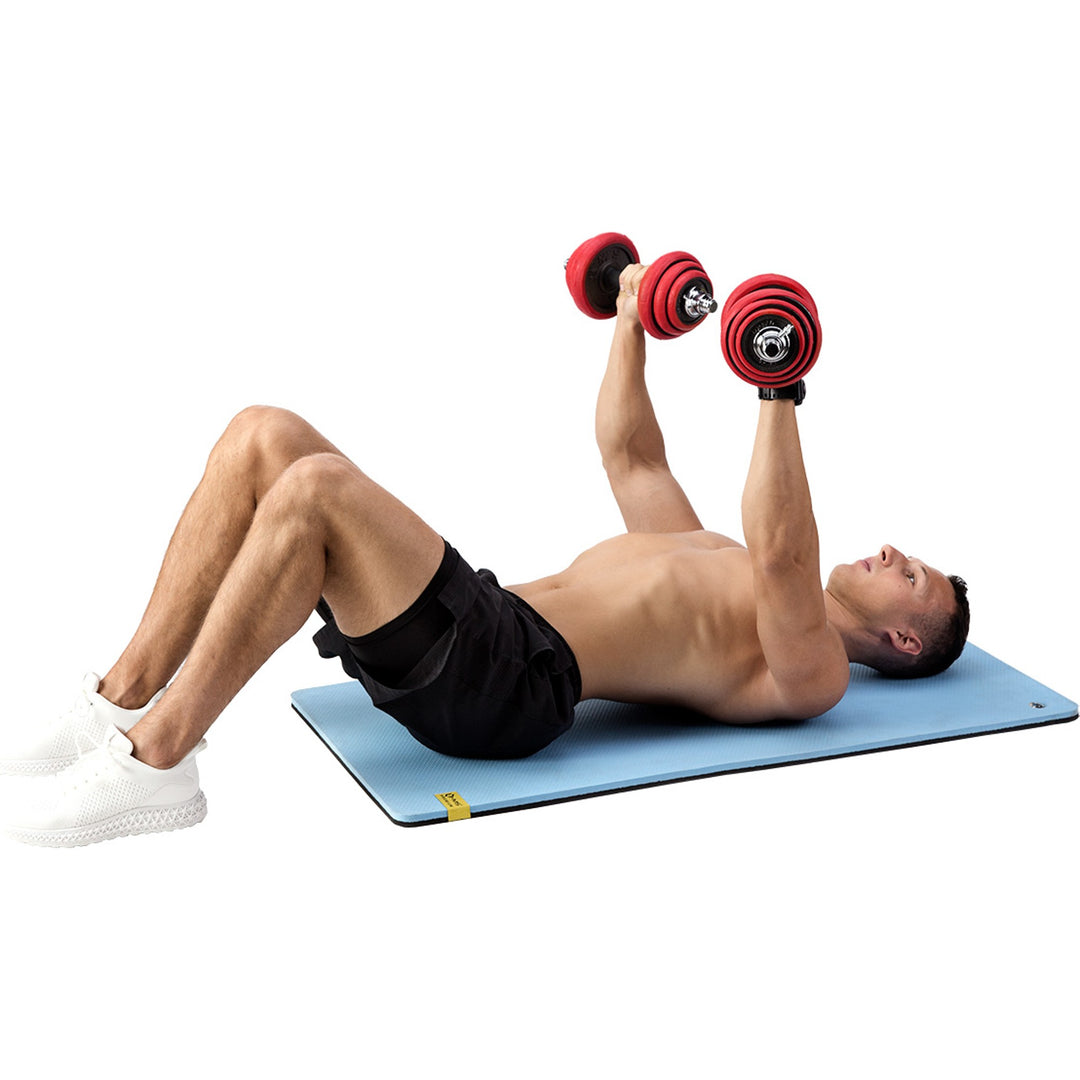 HMS terasest jõusaali treeningkomplekt 20 kg