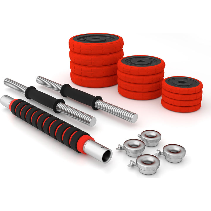 HMS terasest jõusaali treeningkomplekt 20 kg