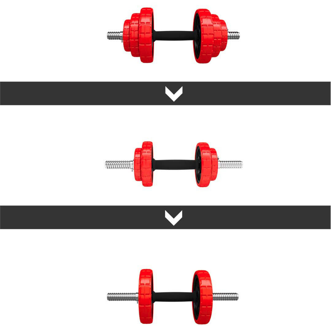 HMS terasest jõusaali treeningkomplekt 20 kg