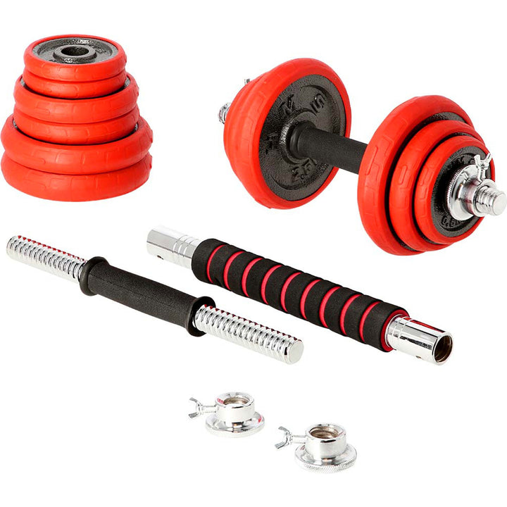 HMS terasest jõusaali treeningkomplekt 20 kg