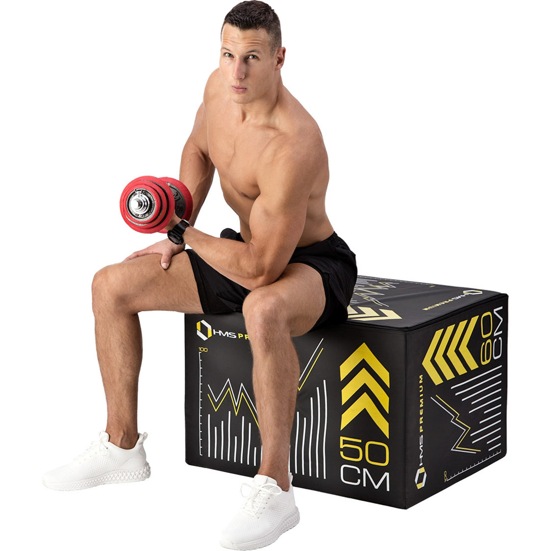 HMS terasest jõusaali treeningkomplekt 20 kg