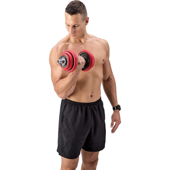 HMS terasest jõusaali treeningkomplekt 20 kg