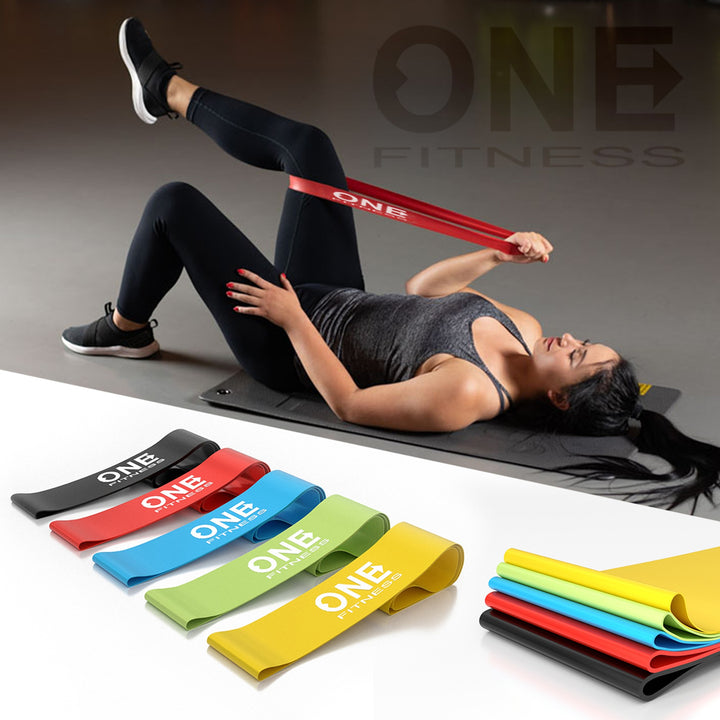 HMS treeningkummide komplekt One Fitness