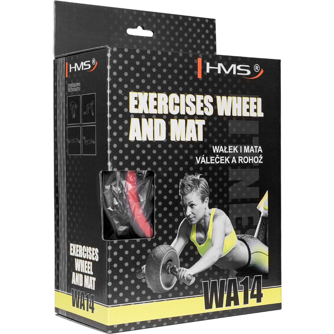 HMS võimlemisratas põlvematiga Fat Wheel