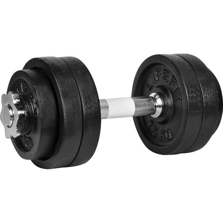 Lifefit kuue kettaga hantel 15 kg