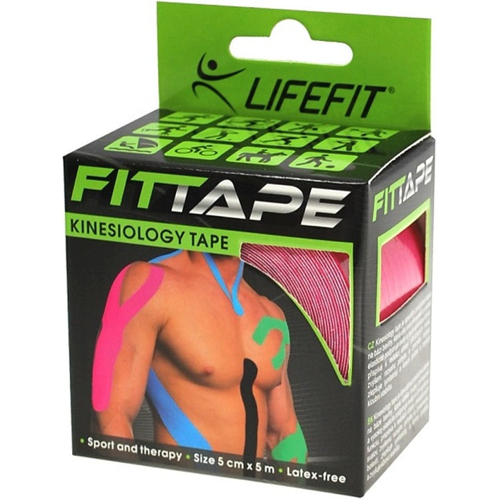Lifefit roosa kinesioteip