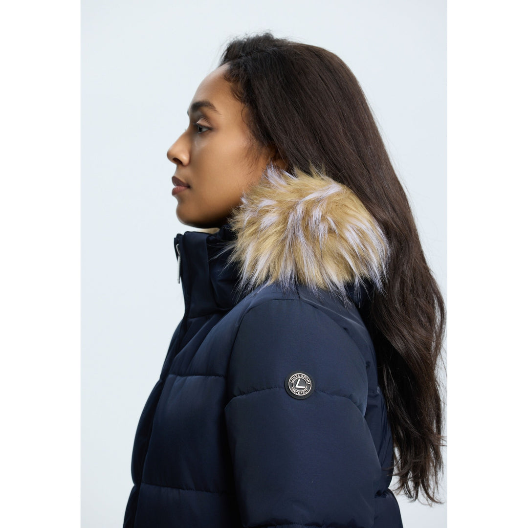 Luhta naturaalkraega mantel Iisalmi