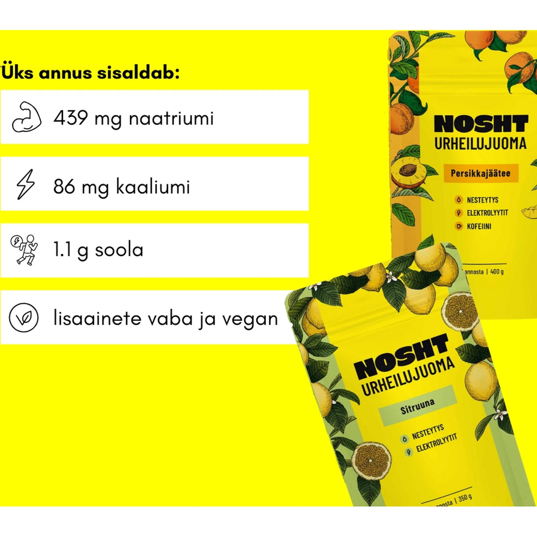 Nosht spordijook virsiku-jäätee